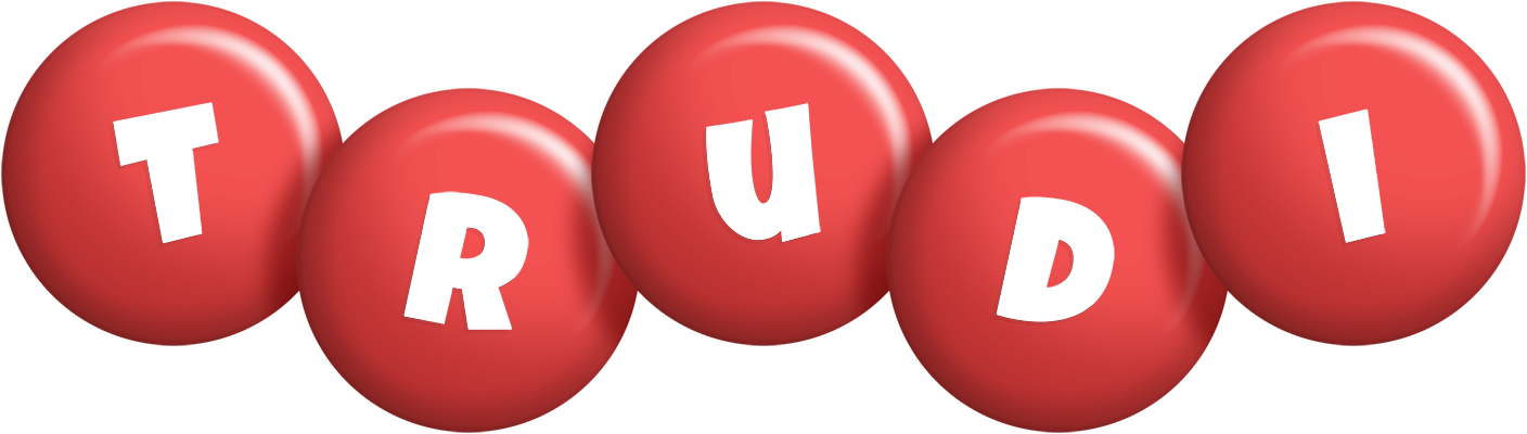 Trudi candy-red logo