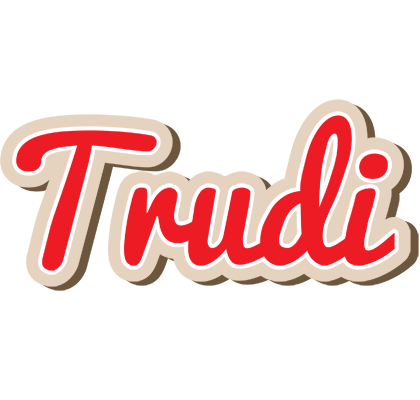 Trudi chocolate logo