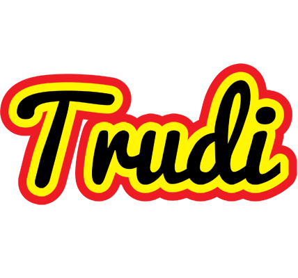 Trudi flaming logo
