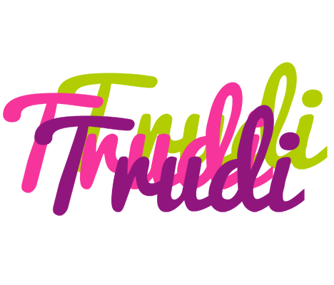 Trudi flowers logo