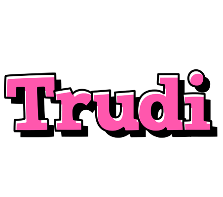 Trudi girlish logo