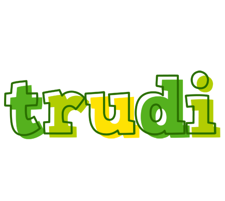 Trudi juice logo