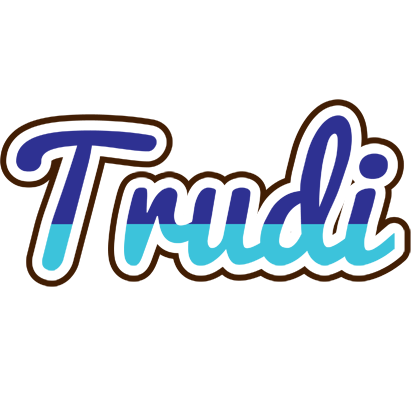 Trudi raining logo