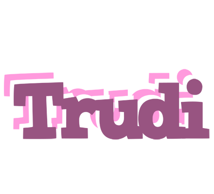 Trudi relaxing logo