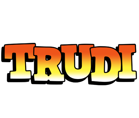 Trudi sunset logo