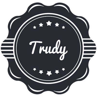 Trudy badge logo
