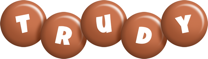 Trudy candy-brown logo