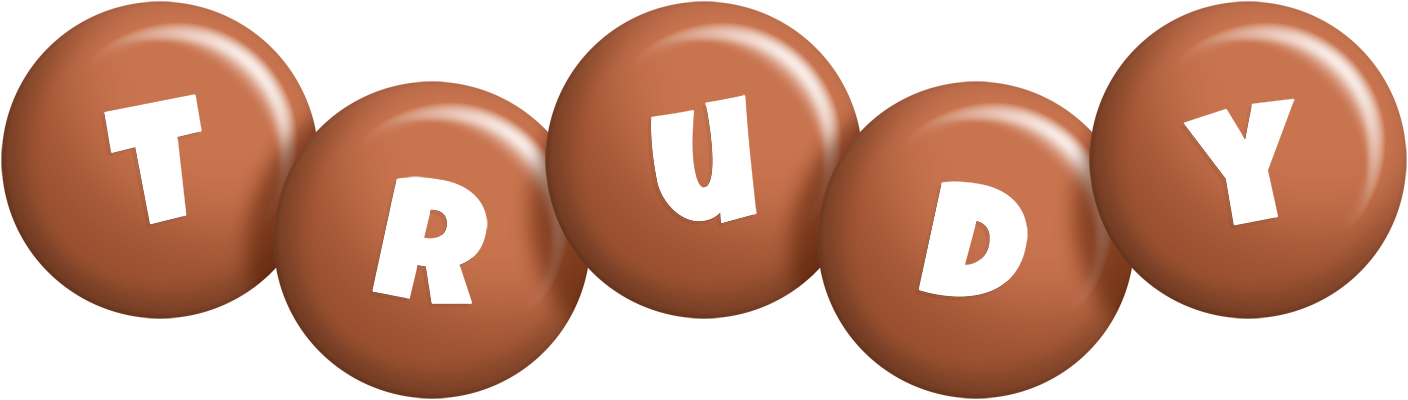 Trudy candy-brown logo