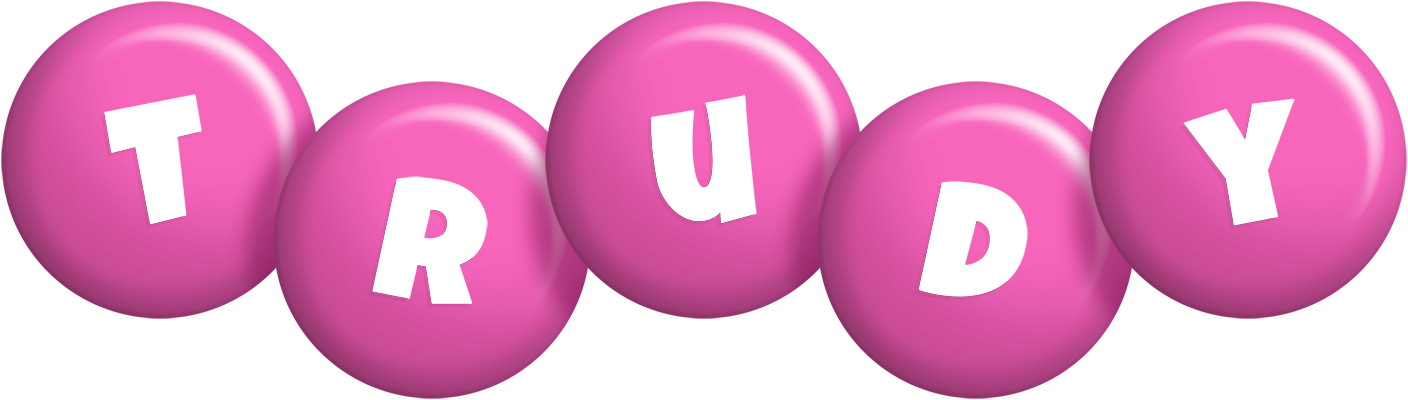 Trudy candy-pink logo