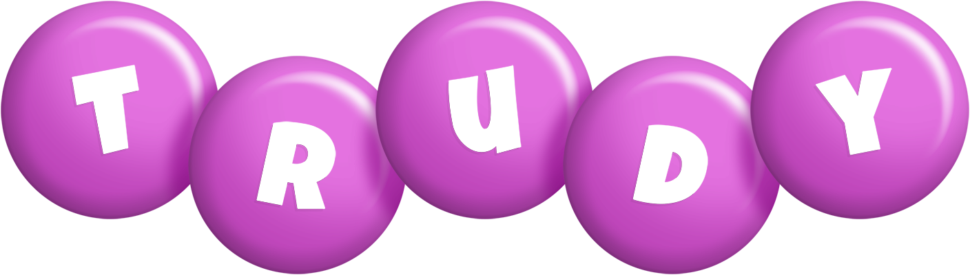 Trudy candy-purple logo