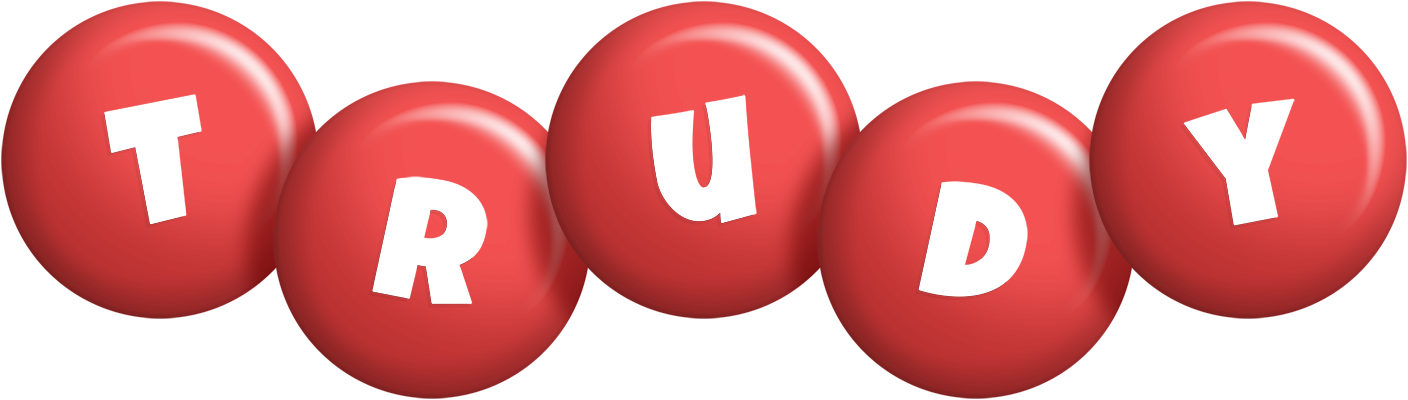 Trudy candy-red logo