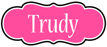 Trudy invitation logo