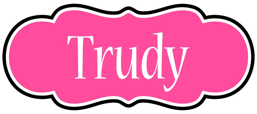Trudy invitation logo