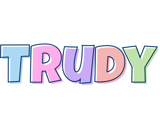 Trudy pastel logo