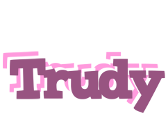 Trudy relaxing logo