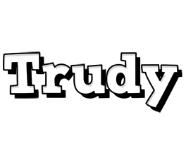 Trudy snowing logo