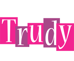 Trudy whine logo