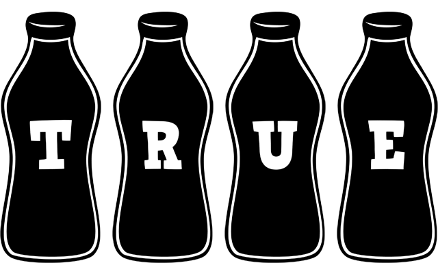 True bottle logo