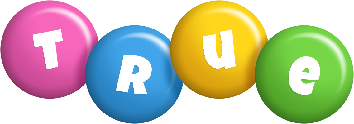 True candy logo