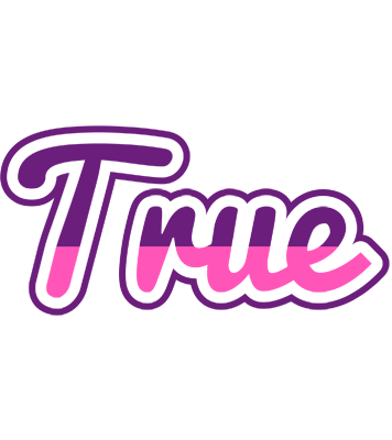 True cheerful logo