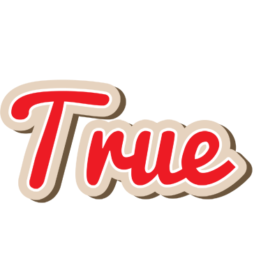 True chocolate logo
