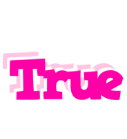 True dancing logo