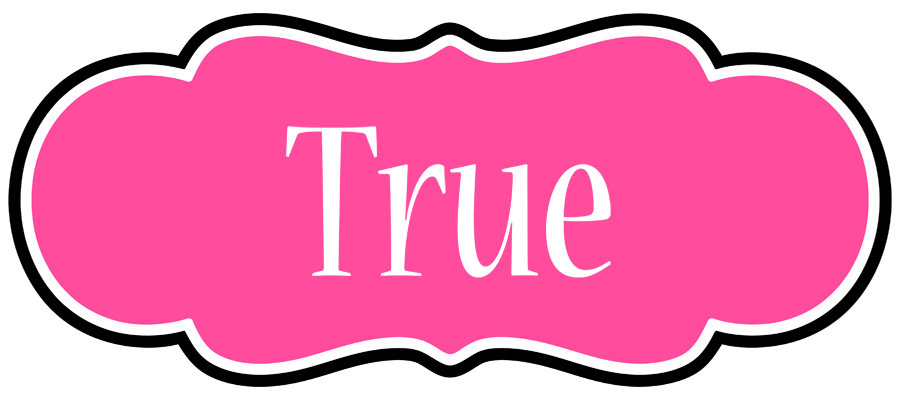 True invitation logo