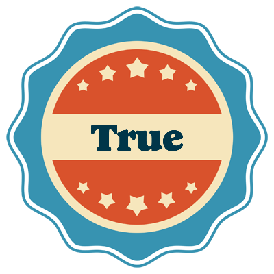 True labels logo