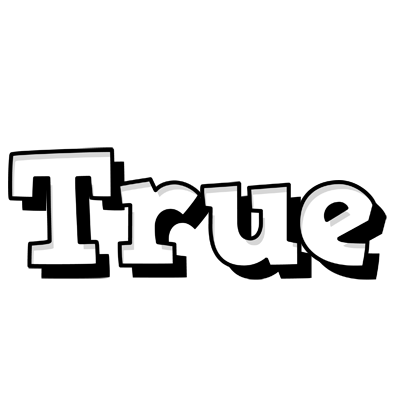 True snowing logo