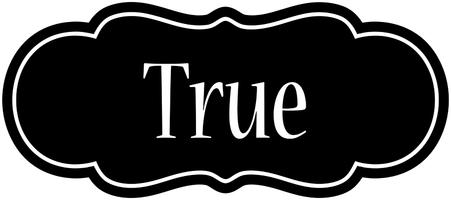 True welcome logo