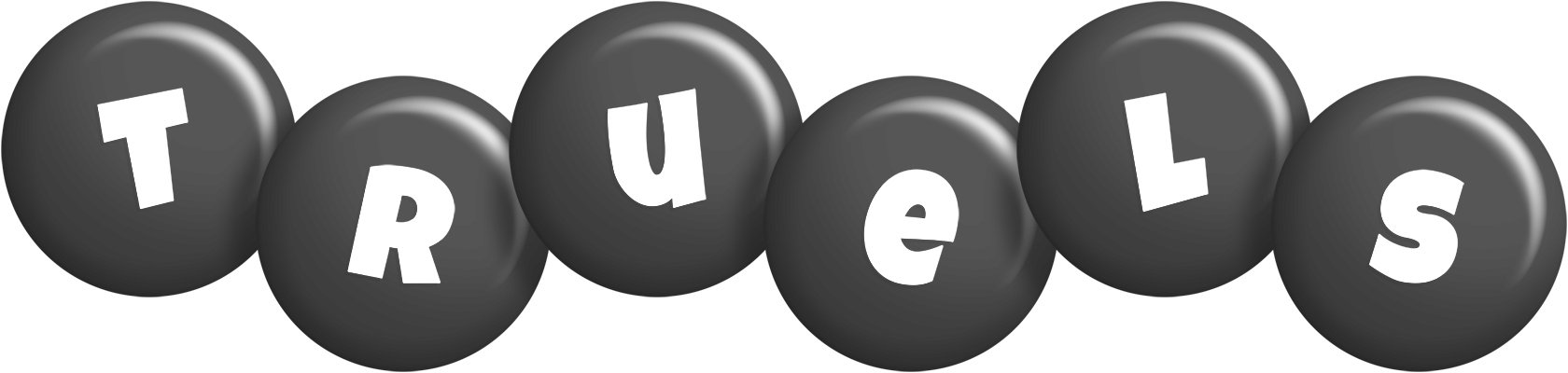 Truels candy-black logo