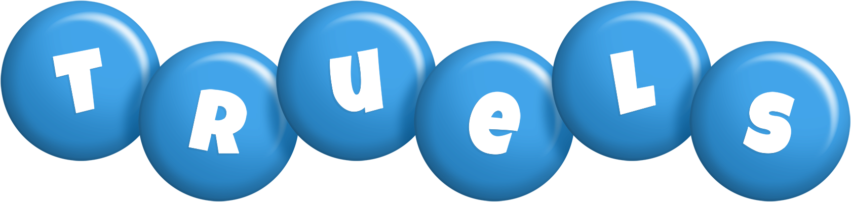 Truels candy-blue logo