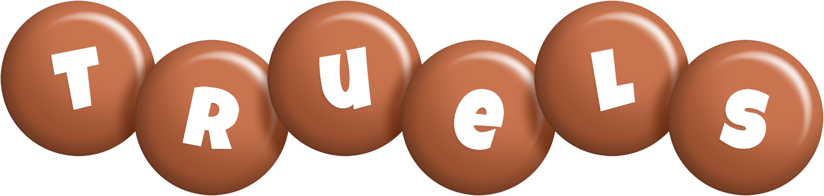 Truels candy-brown logo