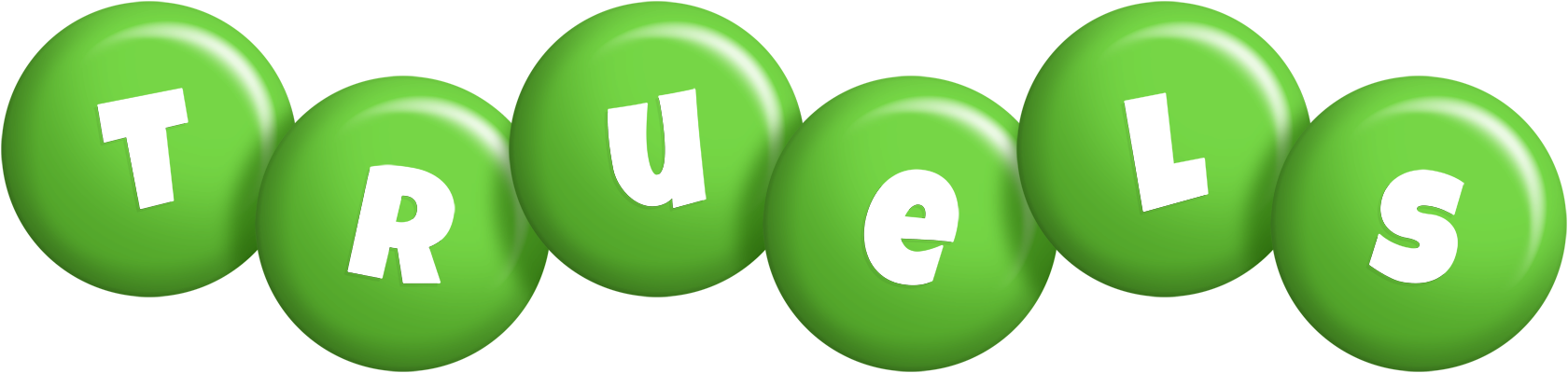 Truels candy-green logo