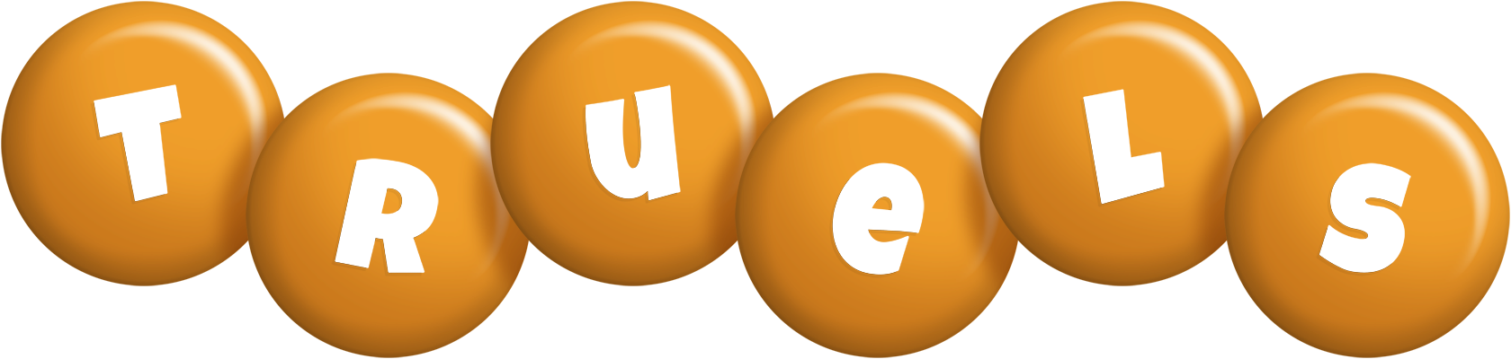 Truels candy-orange logo