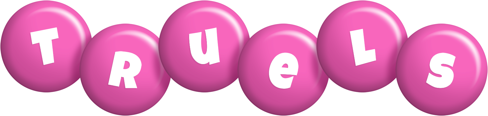 Truels candy-pink logo