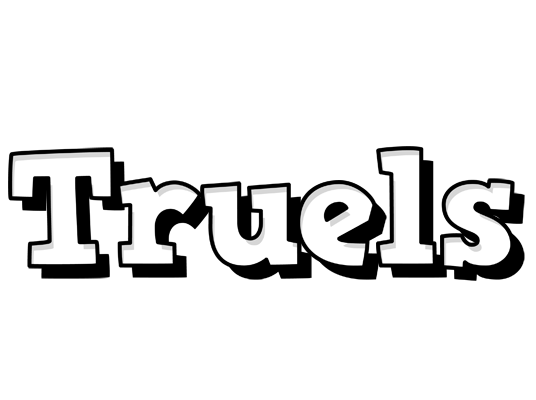 Truels snowing logo