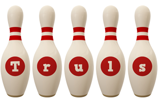 Truls bowling-pin logo