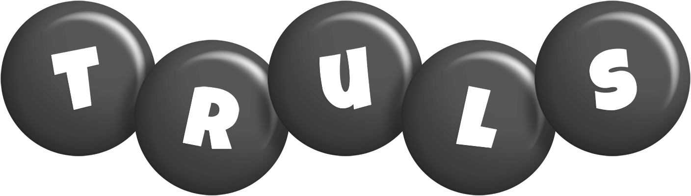 Truls candy-black logo