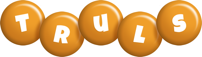 Truls candy-orange logo