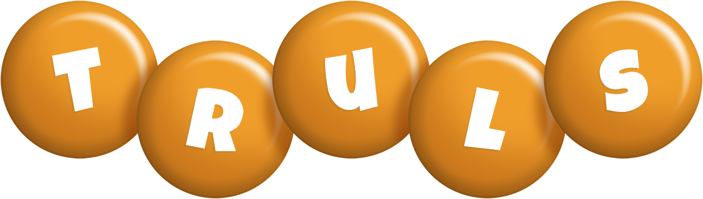 Truls candy-orange logo