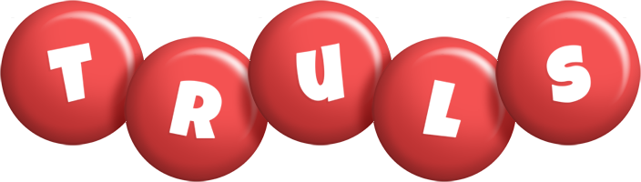 Truls candy-red logo