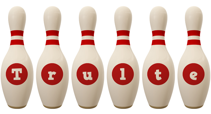 Trulte bowling-pin logo