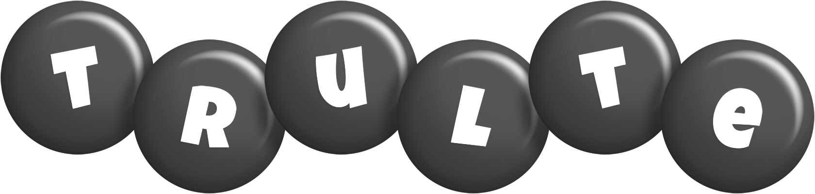 Trulte candy-black logo