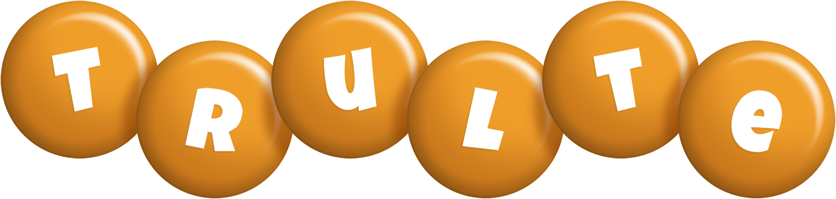 Trulte candy-orange logo