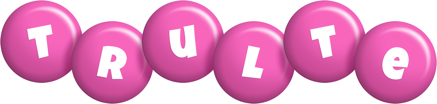 Trulte candy-pink logo