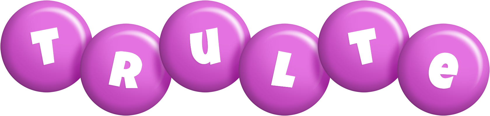 Trulte candy-purple logo