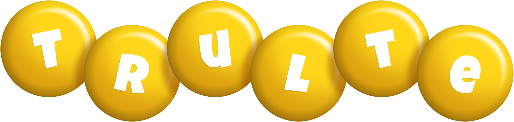 Trulte candy-yellow logo