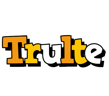 Trulte cartoon logo