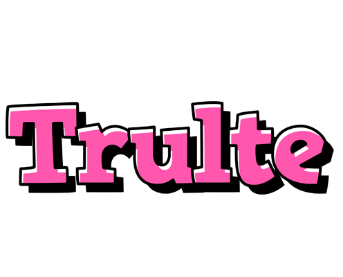 Trulte girlish logo